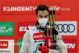 06.02.2021, Klingenthal, Germany (GER): Vinzenz Geiger (GER) - FIS world cup nordic combined men, individual gundersen HS140/10km, Klingenthal (GER). www.nordicfocus.com. © Volk/NordicFocus. Every downloaded picture is fee-liable.
