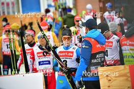 06.02.2021, Klingenthal, Germany (GER): Laurent Muhlethaler (FRA) - FIS world cup nordic combined men, individual gundersen HS140/10km, Klingenthal (GER). www.nordicfocus.com. © Reichert/NordicFocus. Every downloaded picture is fee-liable.