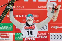 06.02.2021, Klingenthal, Germany (GER): Vinzenz Geiger (GER) - FIS world cup nordic combined men, individual gundersen HS140/10km, Klingenthal (GER). www.nordicfocus.com. © Volk/NordicFocus. Every downloaded picture is fee-liable.