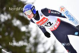 05.02.2021, Klingenthal, Germany (GER): Manuel Faisst (GER) - FIS world cup nordic combined men, individual gundersen HS140/10km, Klingenthal (GER). www.nordicfocus.com. © Bjoern Reichert/NordicFocus. Every downloaded picture is fee-liable.