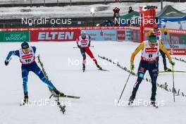 06.02.2021, Klingenthal, Germany (GER): Ilkka Herola (FIN), Fabian Rießle (GER) (l-r)  - FIS world cup nordic combined men, individual gundersen HS140/10km, Klingenthal (GER). www.nordicfocus.com. © Volk/NordicFocus. Every downloaded picture is fee-liable.