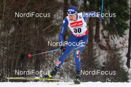 06.02.2021, Klingenthal, Germany (GER): Aaron Kostner (ITA) - FIS world cup nordic combined men, individual gundersen HS140/10km, Klingenthal (GER). www.nordicfocus.com. © Volk/NordicFocus. Every downloaded picture is fee-liable.