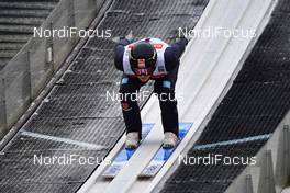 06.02.2021, Klingenthal, Germany (GER): Simon Huettel (GER) - FIS world cup nordic combined men, individual gundersen HS140/10km, Klingenthal (GER). www.nordicfocus.com. © Reichert/NordicFocus. Every downloaded picture is fee-liable.