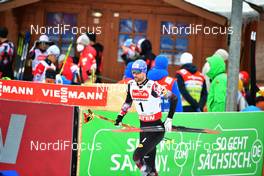 07.02.2021, Klingenthal, Germany (GER): Lukas Greiderer (AUT) - FIS world cup nordic combined men, individual gundersen HS140/10km, Klingenthal (GER). www.nordicfocus.com. © Reichert/NordicFocus. Every downloaded picture is fee-liable.