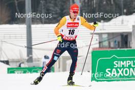 07.02.2021, Klingenthal, Germany (GER): Julian Schmid (GER) - FIS world cup nordic combined men, individual gundersen HS140/10km, Klingenthal (GER). www.nordicfocus.com. © Volk/NordicFocus. Every downloaded picture is fee-liable.