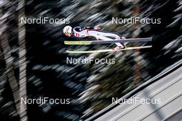07.02.2021, Klingenthal, Germany (GER): Aaron Kostner (ITA) - FIS world cup nordic combined men, individual gundersen HS140/10km, Klingenthal (GER). www.nordicfocus.com. © Volk/NordicFocus. Every downloaded picture is fee-liable.