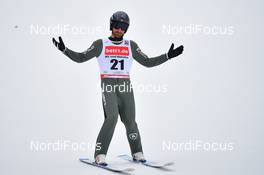 07.02.2021, Klingenthal, Germany (GER): Taylor Fletcher (USA) - FIS world cup nordic combined men, individual gundersen HS140/10km, Klingenthal (GER). www.nordicfocus.com. © Reichert/NordicFocus. Every downloaded picture is fee-liable.