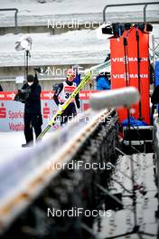 07.02.2021, Klingenthal, Germany (GER): Terence Weber (GER) - FIS world cup nordic combined men, individual gundersen HS140/10km, Klingenthal (GER). www.nordicfocus.com. © Reichert/NordicFocus. Every downloaded picture is fee-liable.