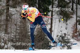 07.02.2021, Klingenthal, Germany (GER): Simon Huettel (GER) - FIS world cup nordic combined men, individual gundersen HS140/10km, Klingenthal (GER). www.nordicfocus.com. © Volk/NordicFocus. Every downloaded picture is fee-liable.