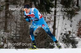 07.02.2021, Klingenthal, Germany (GER): Laurent Muhlethaler (FRA) - FIS world cup nordic combined men, individual gundersen HS140/10km, Klingenthal (GER). www.nordicfocus.com. © Volk/NordicFocus. Every downloaded picture is fee-liable.