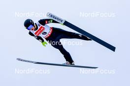 07.02.2021, Klingenthal, Germany (GER): Gael Blondeau (FRA) - FIS world cup nordic combined men, individual gundersen HS140/10km, Klingenthal (GER). www.nordicfocus.com. © Volk/NordicFocus. Every downloaded picture is fee-liable.