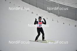 07.02.2021, Klingenthal, Germany (GER): Laurent Muhlethaler (FRA) - FIS world cup nordic combined men, individual gundersen HS140/10km, Klingenthal (GER). www.nordicfocus.com. © Reichert/NordicFocus. Every downloaded picture is fee-liable.
