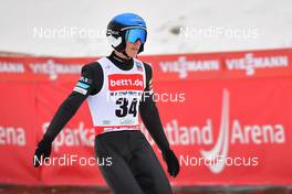 07.02.2021, Klingenthal, Germany (GER): Kristjan Ilves (EST) - FIS world cup nordic combined men, individual gundersen HS140/10km, Klingenthal (GER). www.nordicfocus.com. © Reichert/NordicFocus. Every downloaded picture is fee-liable.