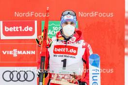 07.02.2021, Klingenthal, Germany (GER): Lukas Greiderer (AUT) - FIS world cup nordic combined men, individual gundersen HS140/10km, Klingenthal (GER). www.nordicfocus.com. © Volk/NordicFocus. Every downloaded picture is fee-liable.