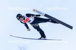 20.03.2021, Klingenthal, Germany (GER): Matteo Baud (FRA) - FIS world cup nordic combined men, individual gundersen HS140/10km, Klingenthal (GER). www.nordicfocus.com. © Volk/NordicFocus. Every downloaded picture is fee-liable.