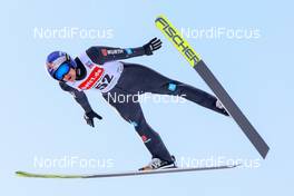 20.03.2021, Klingenthal, Germany (GER): Vinzenz Geiger (GER) - FIS world cup nordic combined men, individual gundersen HS140/10km, Klingenthal (GER). www.nordicfocus.com. © Volk/NordicFocus. Every downloaded picture is fee-liable.