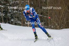 20.03.2021, Klingenthal, Germany (GER): Samuel Costa (ITA) - FIS world cup nordic combined men, individual gundersen HS140/10km, Klingenthal (GER). www.nordicfocus.com. © Volk/NordicFocus. Every downloaded picture is fee-liable.