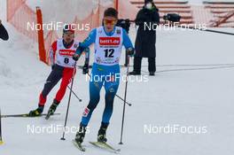 21.03.2021, Klingenthal, Germany (GER): Laurent Muhlethaler (FRA) - FIS world cup nordic combined men, individual gundersen HS140/10km, Klingenthal (GER). www.nordicfocus.com. © Volk/NordicFocus. Every downloaded picture is fee-liable.
