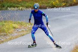 22.10.2021, Ramsau, Austria (AUT): Leevi Mutru (FIN) - Nordic Combined training, Ramsau (AUT). www.nordicfocus.com. © Volk/NordicFocus. Every downloaded picture is fee-liable.