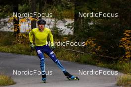 22.10.2021, Ramsau, Austria (AUT): Perttu Reponen (FIN) - Nordic Combined training, Ramsau (AUT). www.nordicfocus.com. © Volk/NordicFocus. Every downloaded picture is fee-liable.