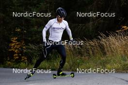 22.10.2021, Ramsau, Austria (AUT): Ryota Yamamoto (JPN), Sora Yachi (JPN) (l-r)  - Nordic Combined training, Ramsau (AUT). www.nordicfocus.com. © Volk/NordicFocus. Every downloaded picture is fee-liable.