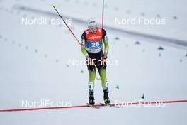 26.02.2021, Oberstdorf, Germany (GER): Vid Vrhovnik (SLO) - FIS nordic world ski championships nordic combined men, individual gundersen HS106/10km, Oberstdorf (GER). www.nordicfocus.com. © Thibaut/NordicFocus. Every downloaded picture is fee-liable.