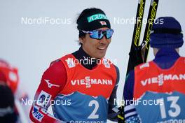 26.02.2021, Oberstdorf, Germany (GER): Akito Watabe (JPN), Ilkka Herola (FIN), (l-r)  - FIS nordic world ski championships nordic combined men, individual gundersen HS106/10km, Oberstdorf (GER). www.nordicfocus.com. © Thibaut/NordicFocus. Every downloaded picture is fee-liable.