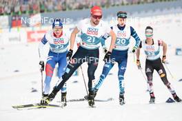 04.03.2021, Oberstdorf, Germany (GER): Ondrej Pazout (CZE), Johannes Rydzek (GER), Perttu Reponen (FIN),   - FIS nordic world ski championships nordic combined men, individual gundersen HS137/10km, Oberstdorf (GER). www.nordicfocus.com. © Modica/NordicFocus. Every downloaded picture is fee-liable.