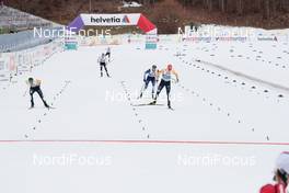 04.03.2021, Oberstdorf, Germany (GER): Fabian Riessle (GER), Jens Luraas Oftebro (NOR), Eric Frenzel (GER) - FIS nordic world ski championships nordic combined men, individual gundersen HS137/10km, Oberstdorf (GER). www.nordicfocus.com. © Modica/NordicFocus. Every downloaded picture is fee-liable.