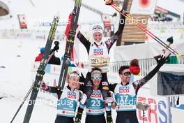 04.03.2021, Oberstdorf, Germany (GER): Mario Seidl (AUT), Lukas Klapfer (AUT), Johannes Lamparter (AUT), Lukas Greiderer (AUT) - FIS nordic world ski championships nordic combined men, individual gundersen HS137/10km, Oberstdorf (GER). www.nordicfocus.com. © Modica/NordicFocus. Every downloaded picture is fee-liable.