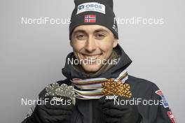 26.02.2021, Oberstdorf, Germany (GER): Jarl Magnus Riiber (NOR) - FIS nordic world ski championships nordic combined men, medals, Oberstdorf (GER). www.nordicfocus.com. © Modica/NordicFocus. Every downloaded picture is fee-liable.