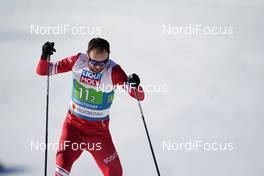 28.02.2021, Oberstdorf, Germany (GER): Samir Mastiev (RSF) - FIS nordic world ski championships nordic combined men, team HS106/4x5km, Oberstdorf (GER). www.nordicfocus.com. © Thibaut/NordicFocus. Every downloaded picture is fee-liable.