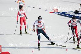 06.03.2021, Oberstdorf, Germany (GER): Espen Andersen (NOR), Ryota Yamamoto (JPN) - FIS nordic world ski championships nordic combined men, team sprint HS137/2x7.5km, Oberstdorf (GER). www.nordicfocus.com. © Modica/NordicFocus. Every downloaded picture is fee-liable.