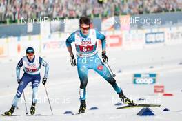 06.03.2021, Oberstdorf, Germany (GER): Laurent Muehlethaler (FRA) - FIS nordic world ski championships nordic combined men, team sprint HS137/2x7.5km, Oberstdorf (GER). www.nordicfocus.com. © Modica/NordicFocus. Every downloaded picture is fee-liable.