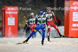 26.11.2021, Ruka, Finland (FIN): Kristjan Ilves (EST), Jens Luraas Oftebro (NOR), (l-r)  - FIS world cup nordic combined men, individual gundersen HS142/5km, Ruka (FIN). www.nordicfocus.com. © Thibaut/NordicFocus. Every downloaded picture is fee-liable.