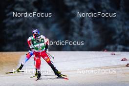 28.11.2021, Ruka, Finland (FIN): Kasper Moen Flatla (NOR), Tomas Portyk (CZE), Stefan Rettenegger (AUT), (l-r)  - FIS world cup nordic combined men, individual gundersen HS142/10km, Ruka (FIN). www.nordicfocus.com. © Thibaut/NordicFocus. Every downloaded picture is fee-liable.