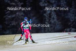 28.11.2021, Ruka, Finland (FIN): Ryota Yamamoto (JPN), Jens Luraas Oftebro (NOR), (l-r)  - FIS world cup nordic combined men, individual gundersen HS142/10km, Ruka (FIN). www.nordicfocus.com. © Thibaut/NordicFocus. Every downloaded picture is fee-liable.