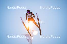28.11.2021, Ruka, Finland (FIN): Gael Blondeau (FRA) - FIS world cup nordic combined men, individual gundersen HS142/10km, Ruka (FIN). www.nordicfocus.com. © Thibaut/NordicFocus. Every downloaded picture is fee-liable.