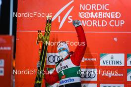 28.11.2021, Ruka, Finland (FIN): Johannes Lamparter (AUT) - FIS world cup nordic combined men, individual gundersen HS142/10km, Ruka (FIN). www.nordicfocus.com. © Thibaut/NordicFocus. Every downloaded picture is fee-liable.