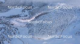 28.11.2021, Ruka, Finland (FIN): Aerial view of Ruka    - FIS world cup nordic combined men, training, Ruka (FIN). www.nordicfocus.com. © Modica/NordicFocus. Every downloaded picture is fee-liable.