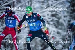 05.12.2021, Lillehammer, Norway (NOR): Fabian Riessle (GER) - FIS world cup nordic combined men, individual gundersen HS138/10km, Lillehammer (NOR). www.nordicfocus.com. © Modica/NordicFocus. Every downloaded picture is fee-liable.