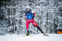 05.12.2021, Lillehammer, Norway (NOR): Johannes Lamparter (AUT) - FIS world cup nordic combined men, individual gundersen HS138/10km, Lillehammer (NOR). www.nordicfocus.com. © Modica/NordicFocus. Every downloaded picture is fee-liable.