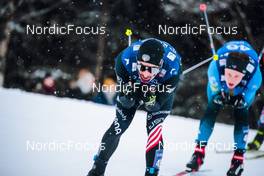 05.12.2021, Lillehammer, Norway (NOR): Taylor Fletcher (USA) - FIS world cup nordic combined men, individual gundersen HS138/10km, Lillehammer (NOR). www.nordicfocus.com. © Modica/NordicFocus. Every downloaded picture is fee-liable.