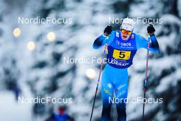 04.12.2021, Lillehammer, Norway (NOR): Antoine Gerard (FRA) - FIS world cup nordic combined men, team HS98/4x5km, Lillehammer (NOR). www.nordicfocus.com. © Thibaut/NordicFocus. Every downloaded picture is fee-liable.