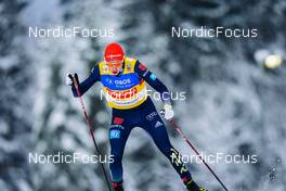 04.12.2021, Lillehammer, Norway (NOR): Vinzenz Geiger (GER) - FIS world cup nordic combined men, team HS98/4x5km, Lillehammer (NOR). www.nordicfocus.com. © Thibaut/NordicFocus. Every downloaded picture is fee-liable.