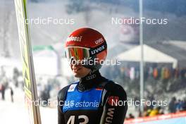 11.12.2021, Otepaeae, Estonia (EST): Terence Weber (GER) - FIS world cup nordic combined men, Mass Start HS97/10km, Otepaeae (EST). www.nordicfocus.com. © Volk/NordicFocus. Every downloaded picture is fee-liable.