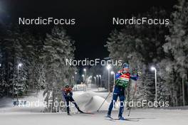 10.12.2021, Otepaeae, Estonia (EST): Arttu Maekiaho (FIN), Otto Niittykoski (FIN), (l-r)  - FIS world cup nordic combined men, individual gundersen HS97/10km, training, Otepaeae (EST). www.nordicfocus.com. © Volk/NordicFocus. Every downloaded picture is fee-liable.