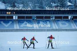 10.12.2021, Otepaeae, Estonia (EST): German servicemen are skiing at the Tehvandi Stadium during training - FIS world cup nordic combined men, individual gundersen HS97/10km, training, Otepaeae (EST). www.nordicfocus.com. © Volk/NordicFocus. Every downloaded picture is fee-liable.