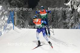 10.12.2021, Otepaeae, Estonia (EST): Arttu Maekiaho (FIN), Otto Niittykoski (FIN), (l-r)  - FIS world cup nordic combined men, individual gundersen HS97/10km, training, Otepaeae (EST). www.nordicfocus.com. © Volk/NordicFocus. Every downloaded picture is fee-liable.