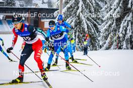 11.12.2021, Otepaeae, Estonia (EST): Magzhan Amankeldiuly (KAZ) - FIS world cup nordic combined men, Mass Start HS97/10km, Otepaeae (EST). www.nordicfocus.com. © Volk/NordicFocus. Every downloaded picture is fee-liable.